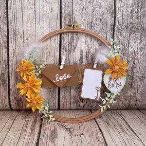 Geldgeschenk Hochzeit Blumenkranz, Hochzeitsgeschenk Geld originell