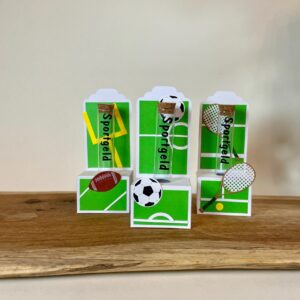 Geldgeschenk Sport Fussball Tennis Football Gutscheinverpackung Sport Geschenk für Sportler
