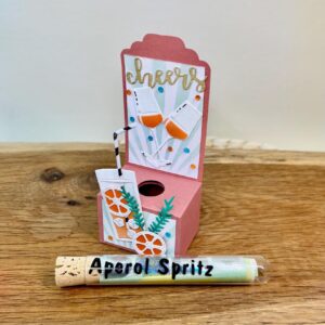 Geldgeschenk Aperol Spritz | Wunscherfüller Reagenzglas | originelles Geldgeschenk | Cheers Geschenk